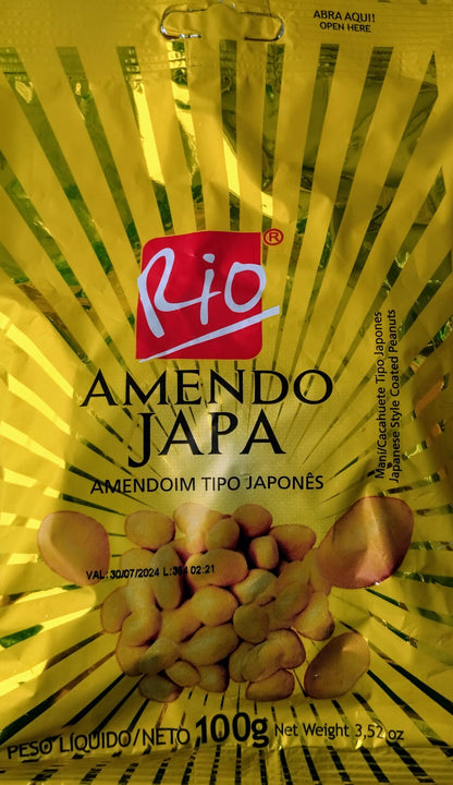 AMENDOIM JAPONÊS RIO ALIMENTOS 100 g - Hola Brasil