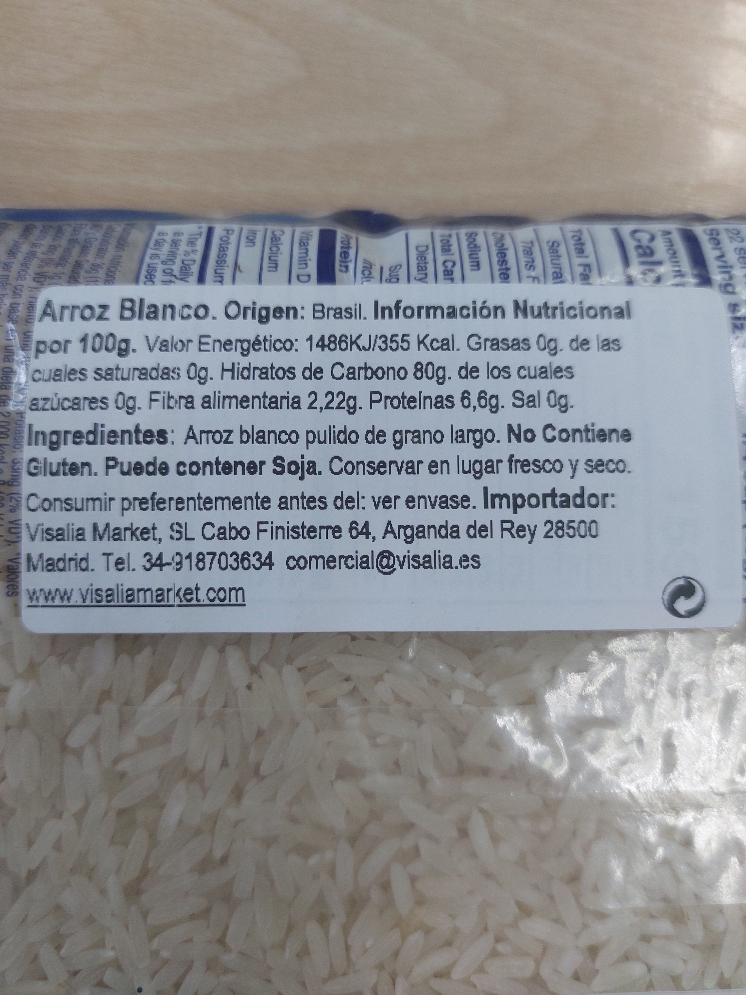 Arroz Camil de 1kg - Hola Brasil