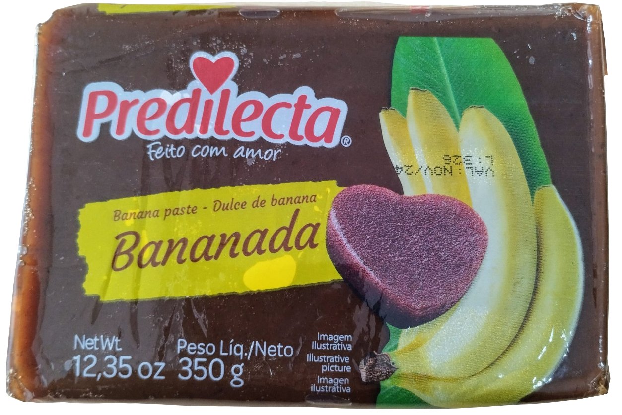 Bananada Predilecta 350gr - Hola Brasil