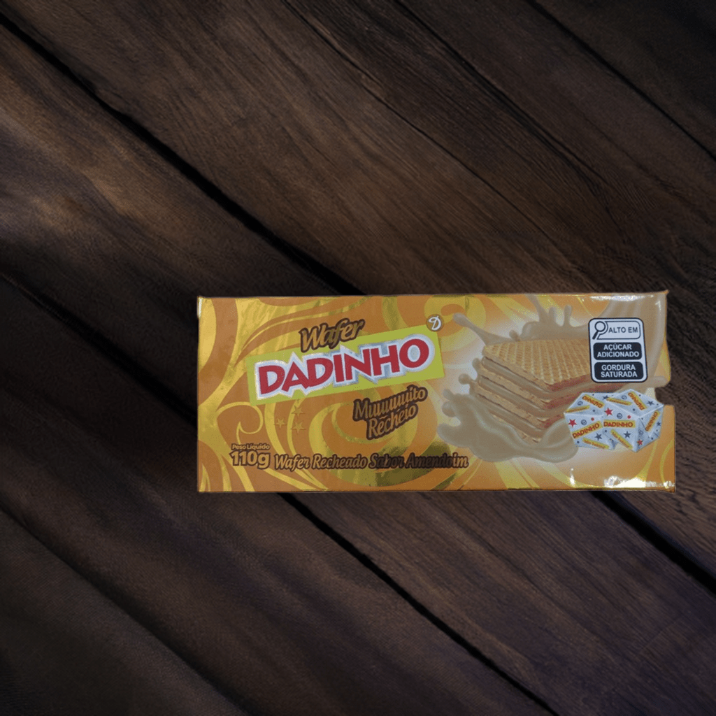 Biscoito Wafer Dadinho 110gr - Hola Brasil