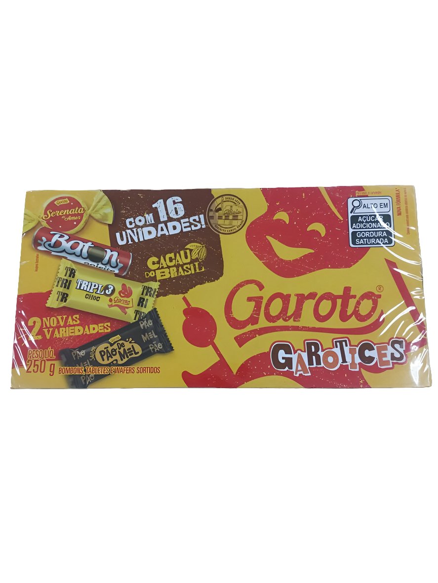 Caixa bombons Garoto 250g - Hola Brasil