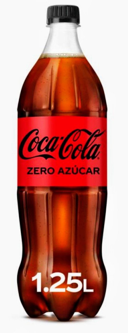 Coca Cola Zero botella 1.25l - Hola Brasil