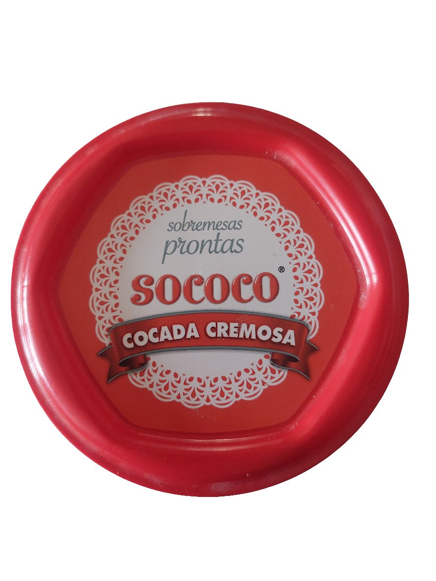 Cocada morena cremosa Sococo 335gr - Hola Brasil