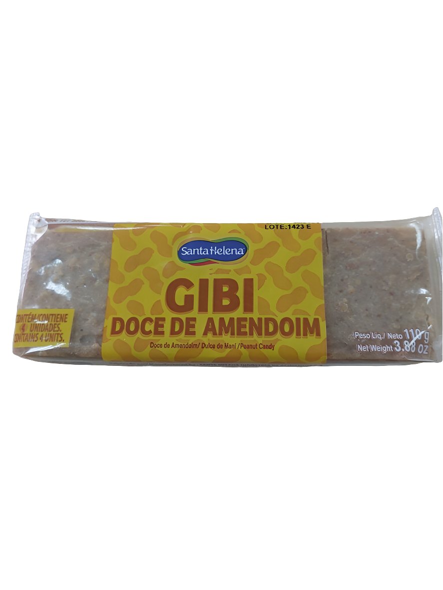 Doce de Amendoim / Dulce de Cacahuate Blando Gibi Santa Helena 110gr - Hola Brasil