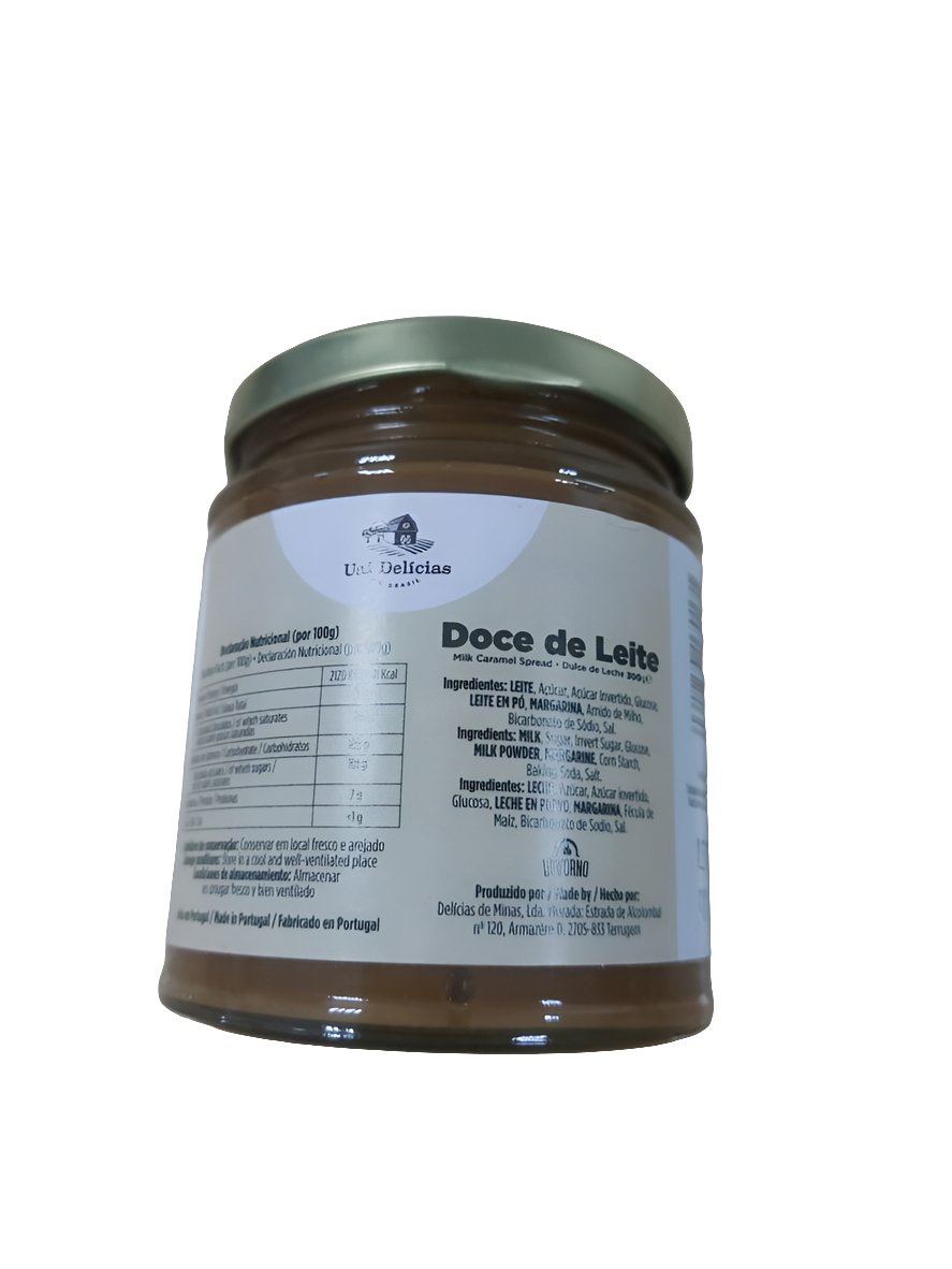 Doce de leite cremoso Uai Delícias 300gr - Hola Brasil