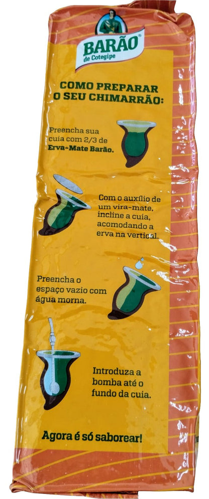 Erva chimarrao Barao tradicional 1kg - Hola Brasil