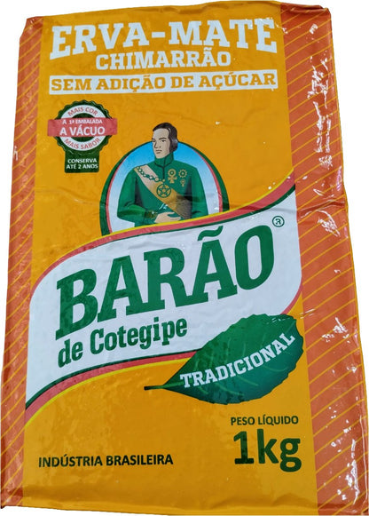 Erva chimarrao Barao tradicional 1kg - Hola Brasil