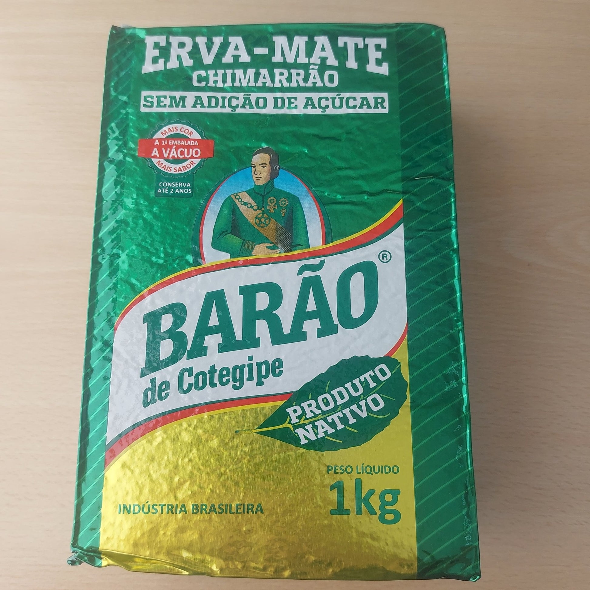 Erva Chimarrao Nativa à Vácuo Barão 1 Kg - Hola Brasil