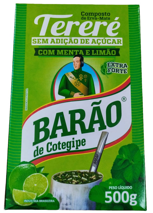 Erva Terere Menta e Limao Barao 500gr - Hola Brasil