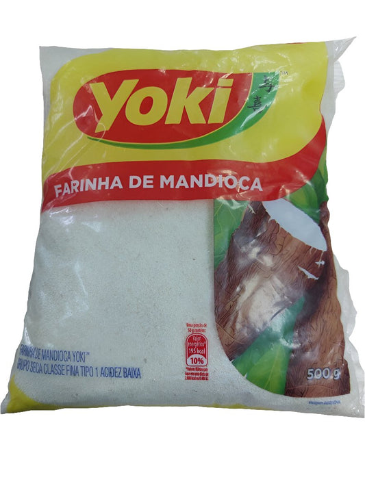 Farinha de Mandioca Cruda Yoki 500gr - Hola Brasil