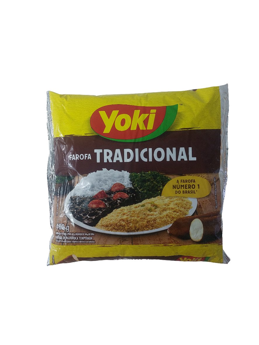 Farofa de Mandioca Tradicional Yoki 400gr - Hola Brasil