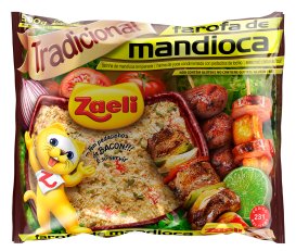 Farofa de Mandioca Tradicional Zaeli 500G - Hola Brasil