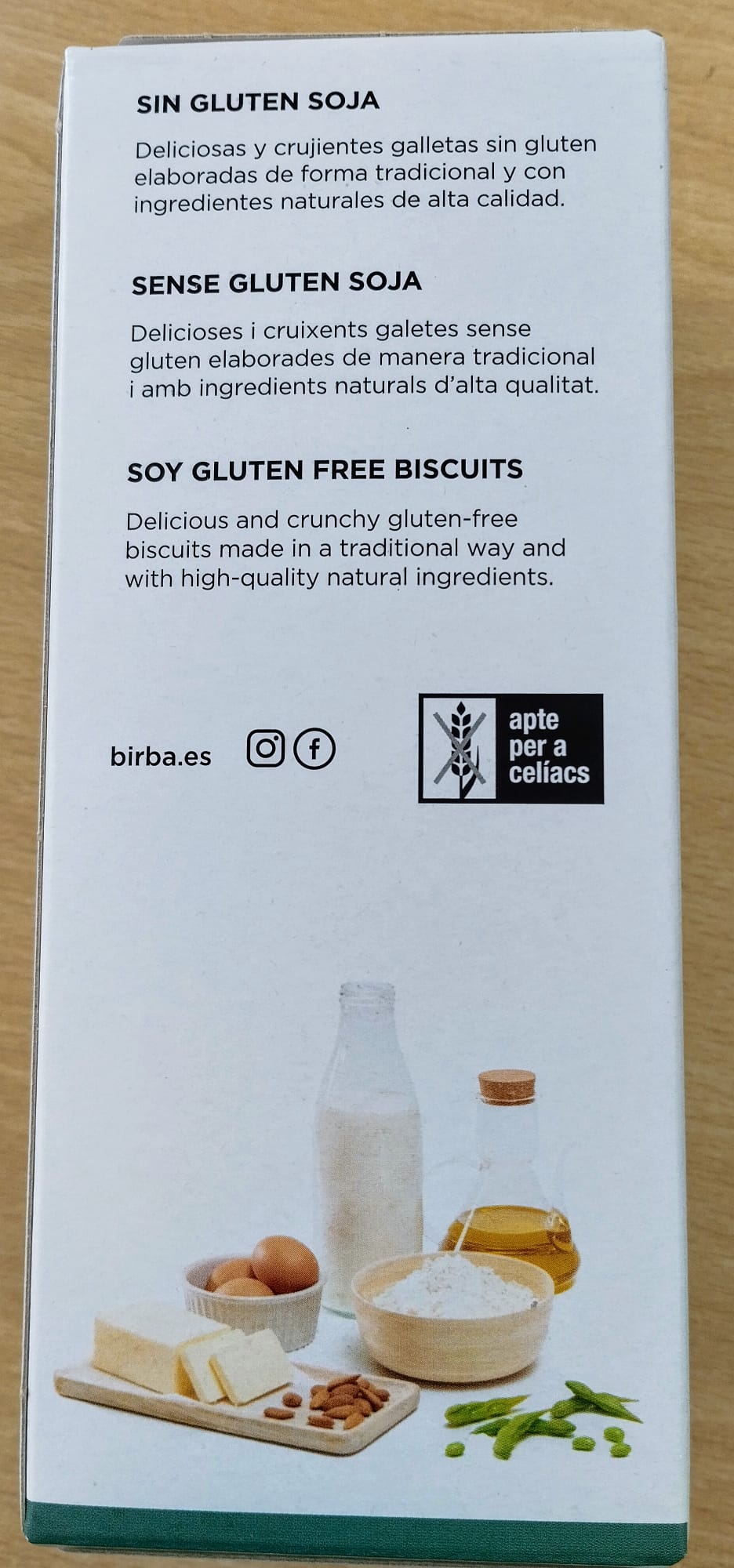 Galleta Nuria Sin Gluten - Hola Brasil