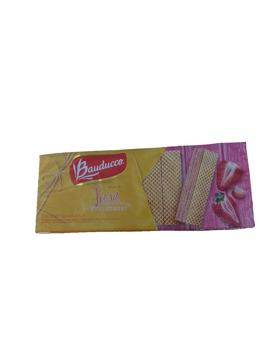 Galleta Wafer morango Bauducco 140gr - Hola Brasil