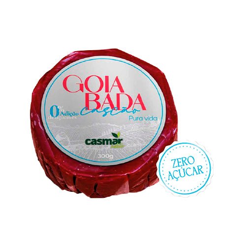 Goiabada cascao Zero açúcar Casmar 300gr - Hola Brasil