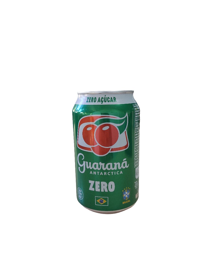 Guaraná Antarctica Zero lata 0,33cl - Hola Brasil