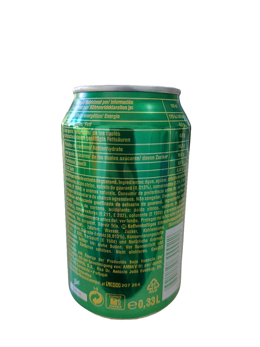 Guarana Antartica lata 330ml - Hola Brasil