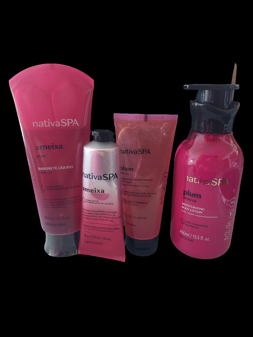 Kit OBoticario Nativa Spa Ameixa Plum - Hola Brasil