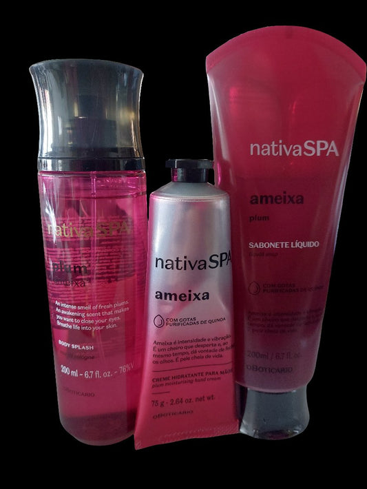 Kit OBoticario Nativa Spa Presente Ameixa - Hola Brasil