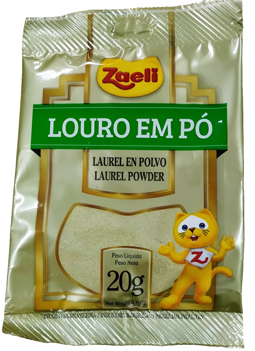 Louro em pó Zaeli 20gr - Hola Brasil