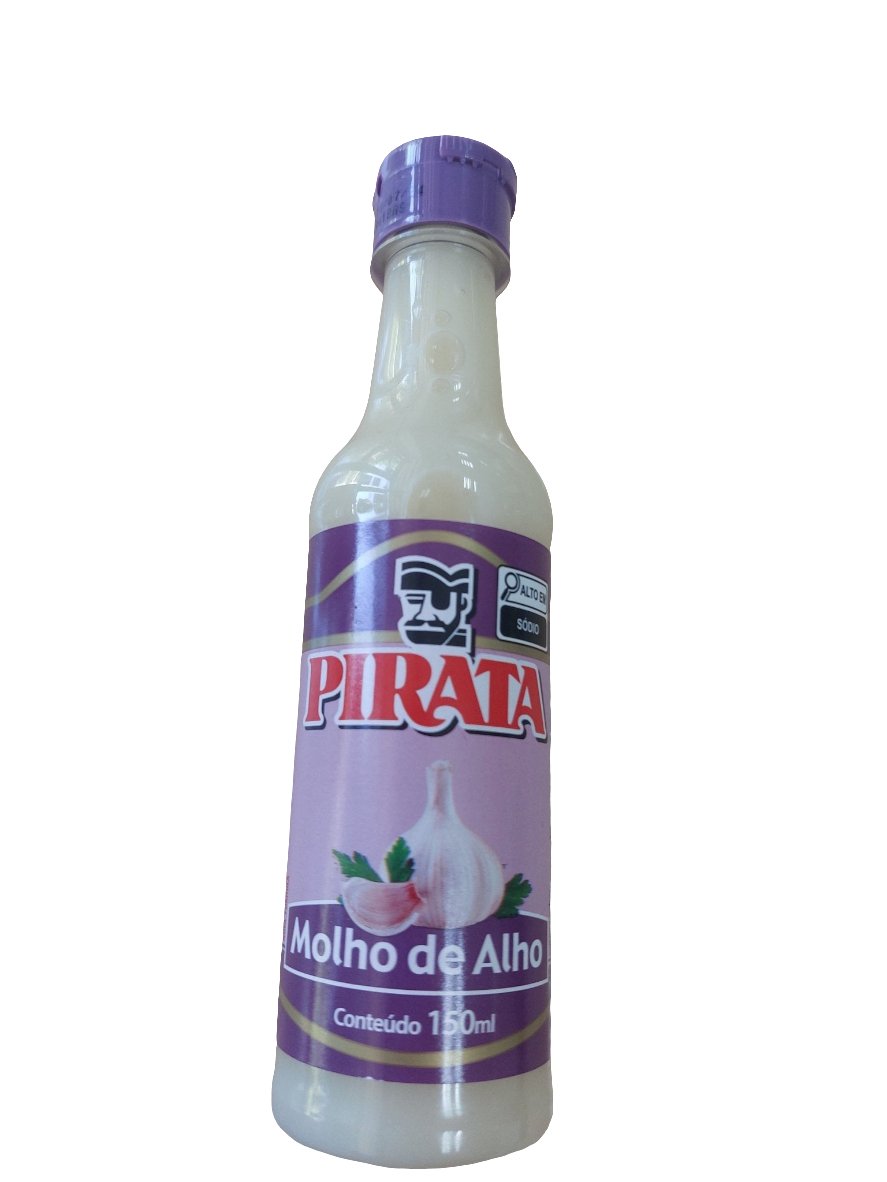 Molho de alho Pirata 150ml - Hola Brasil