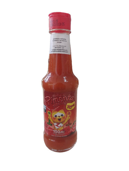 Molho de pimenta picante Zaeli 150ml - Hola Brasil