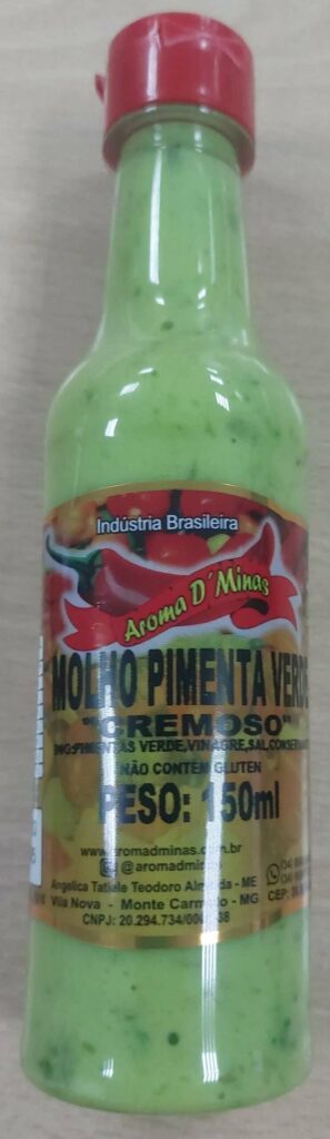 Molho de Pimenta Verde Cremoso - Hola Brasil