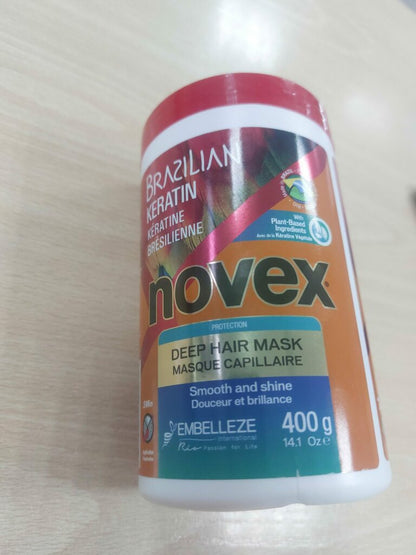 Novex Brazilian Keratin Mask 400g - Hola Brasil