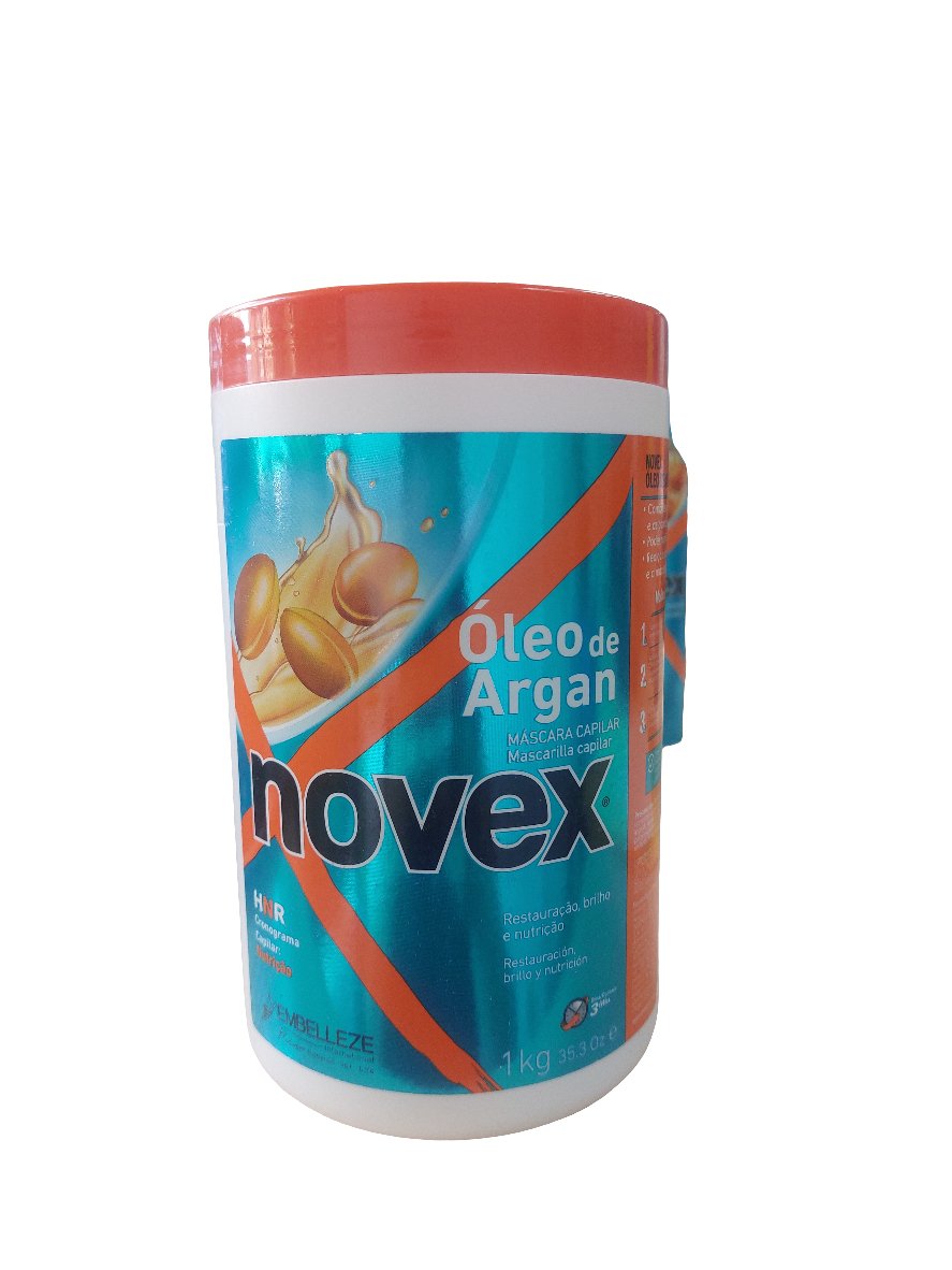 Novex máscara capilar Óleo de Argan 1kg - Hola Brasil