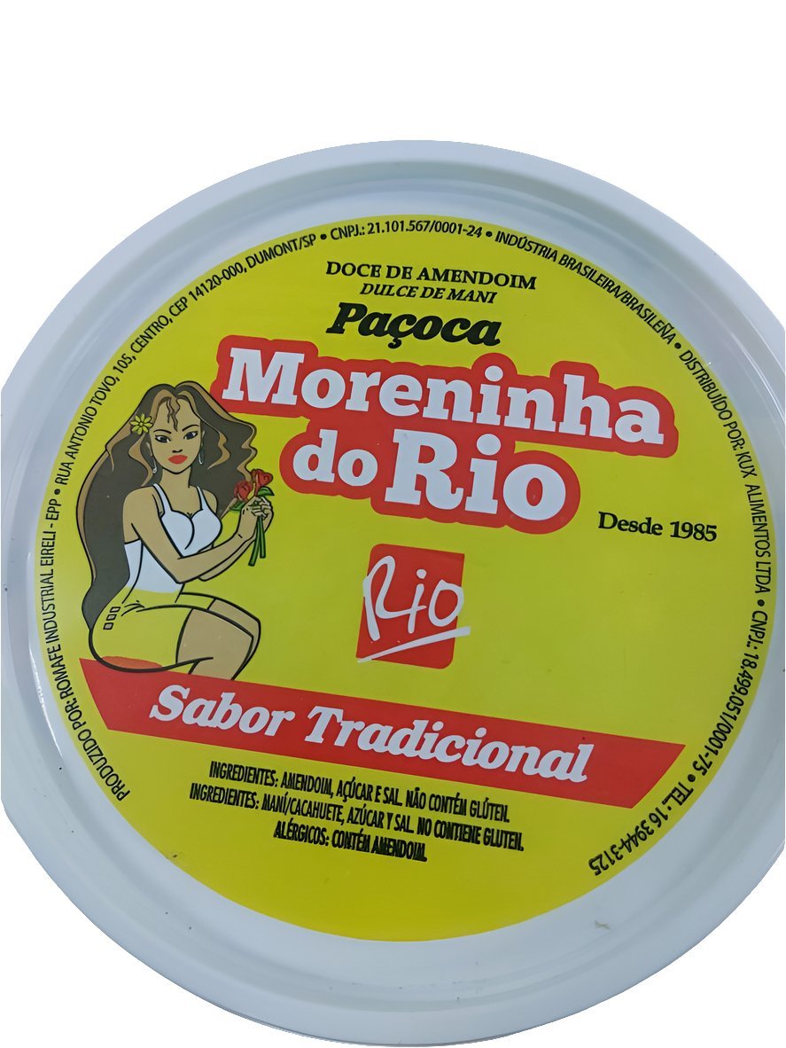 Paçoca Moreninha do Rio - Deliciosa Tradición Brasileña 750gr - Hola Brasil