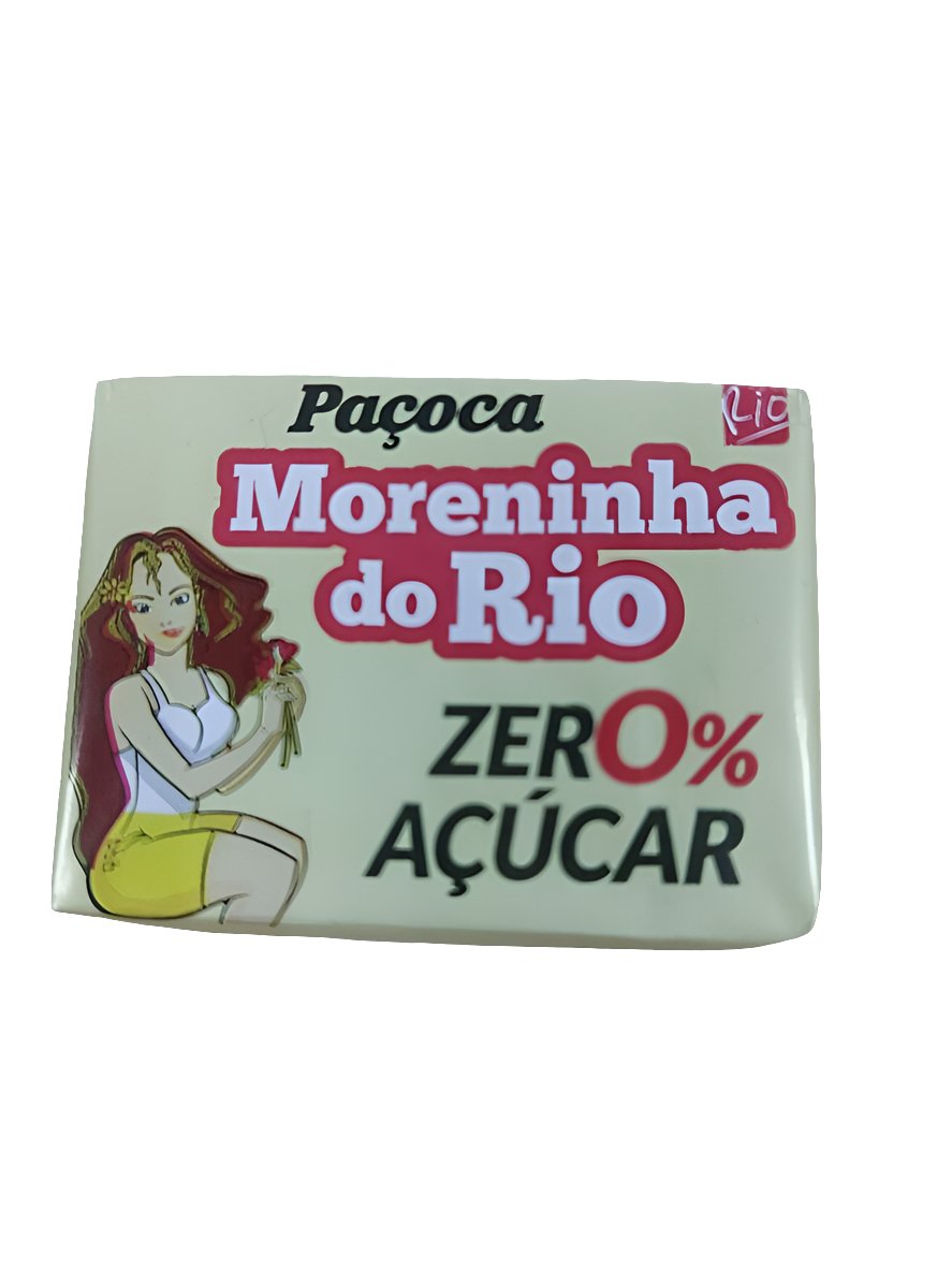 Paçoca Zero Açucar Moreninha do Rio - unidade 23gr - Hola Brasil