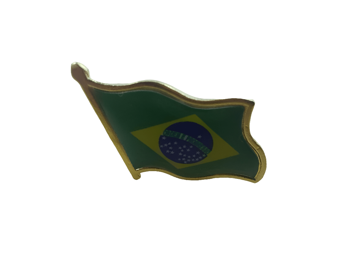 Pin broche bandeira brasil - Hola Brasil