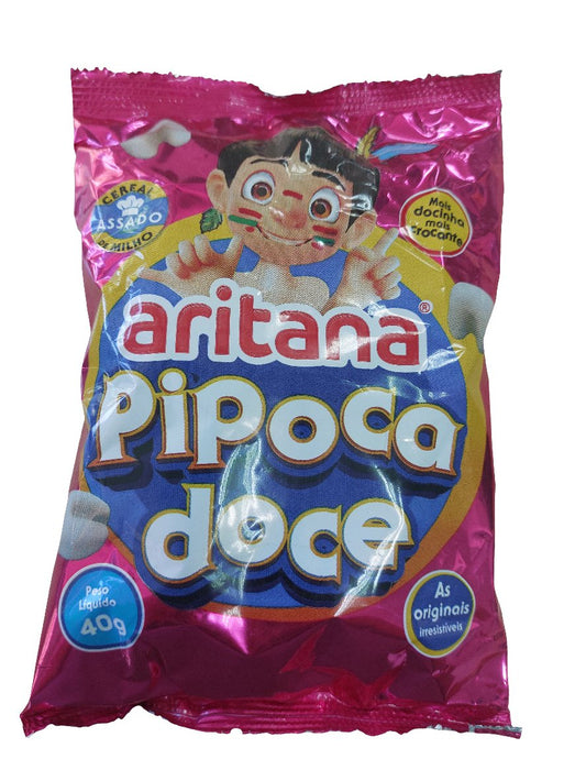 Pipoca doce Aritana 40gr - Hola Brasil