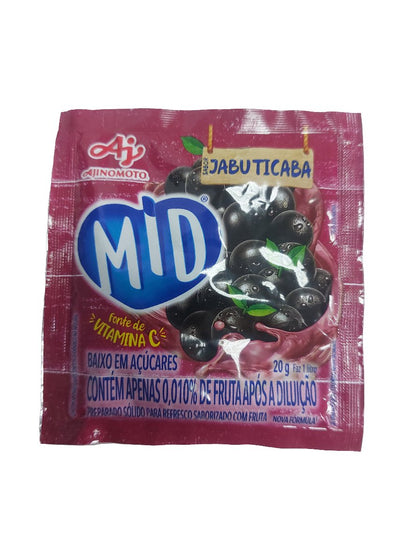 Refresco Mid Jabuticaba 20gr - Hola Brasil