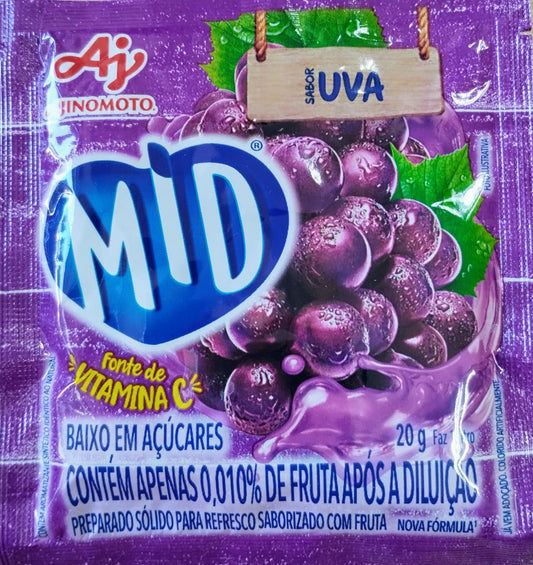 Refresco Mid Uva 20gr faz 1 litro - Hola Brasil