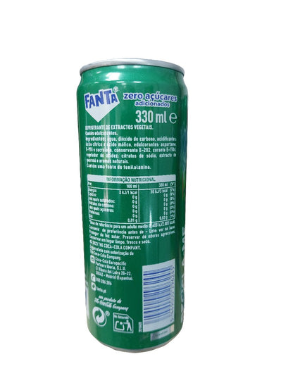 Refrigerante Fanta Guaraná Zero Açúcar LATA 330ml - Hola Brasil