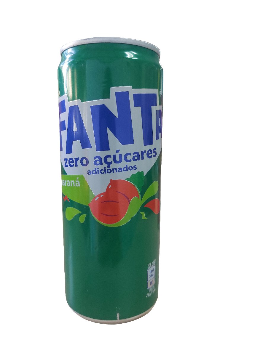 Refrigerante Fanta Guaraná Zero Açúcar LATA 330ml - Hola Brasil