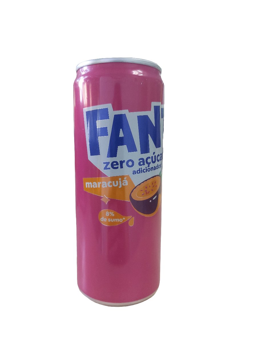 Refrigerante Fanta Maracujá Zero Açúcar LATA 330ml - Hola Brasil