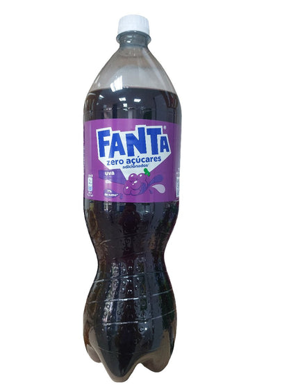 Refrigerante Fanta Uva Zero Açúcar PET 1,5L - Hola Brasil