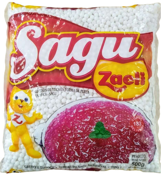 Sagu - Pérolas de tapioca Zaeli 500gr - Hola Brasil