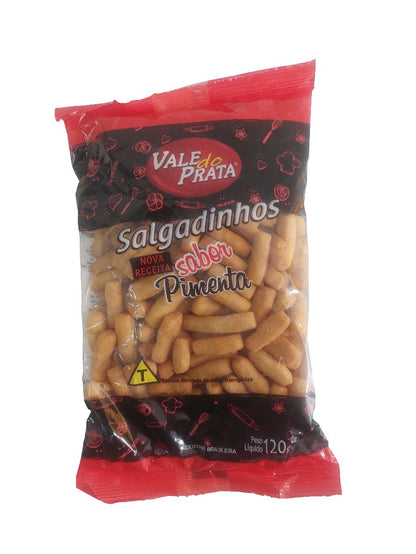 Salgadinhos sabor Pimenta Vale do Prata 120gr - Hola Brasil