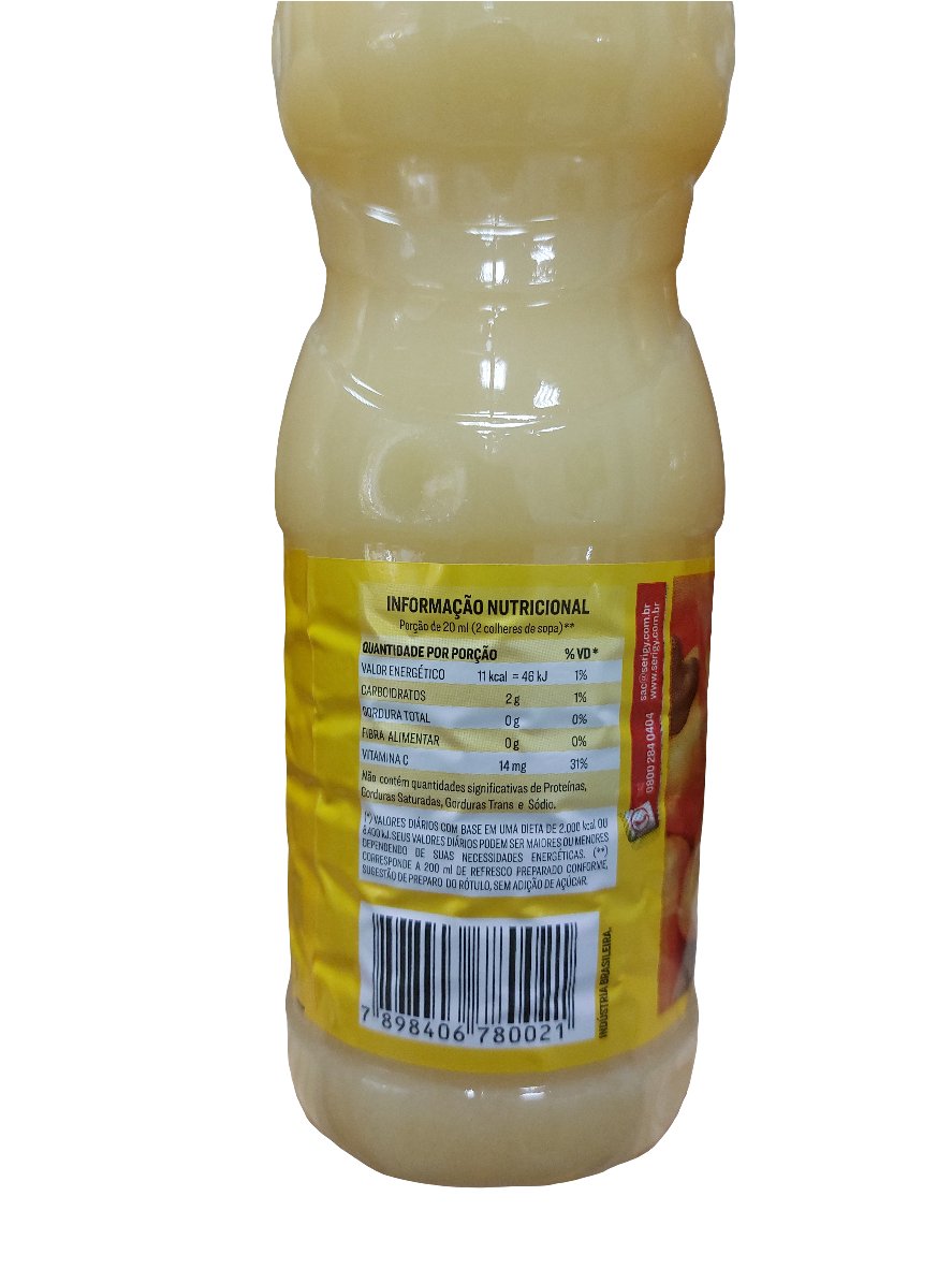 Suco Concentrado Caju Serigy 500ml - Hola Brasil