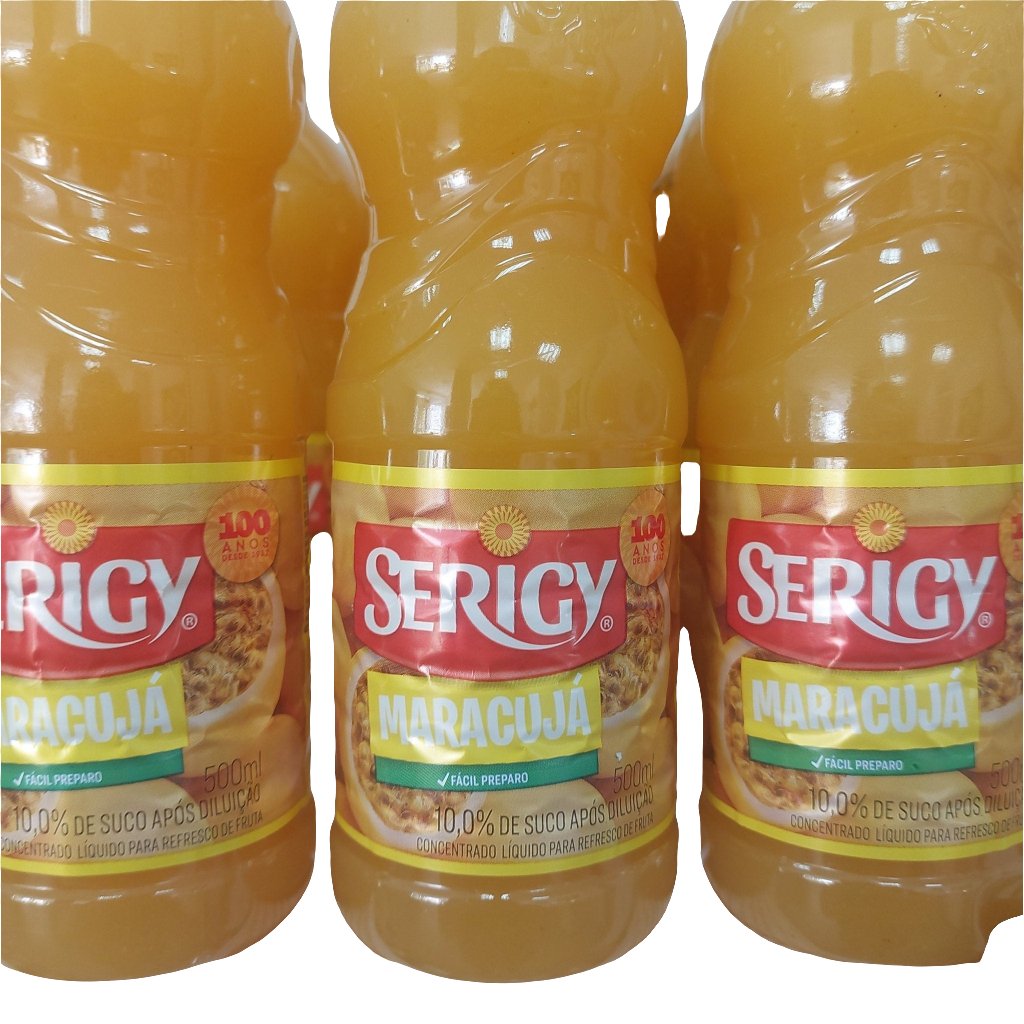 Suco Concentrado Maracujá Serigy 500ml - Hola Brasil