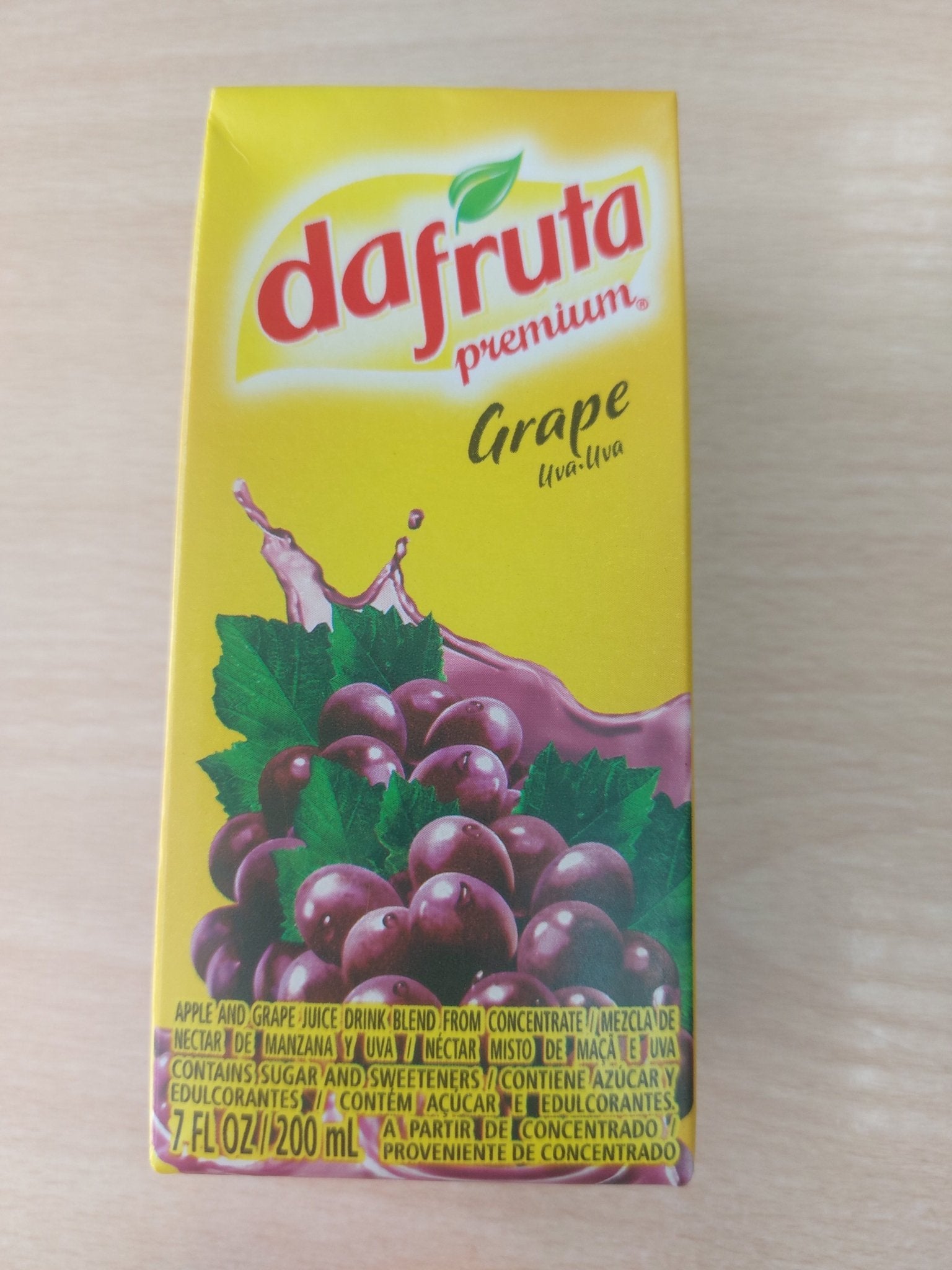 Suco pronto para beber uva DAFRUTA 200 ml - Hola Brasil