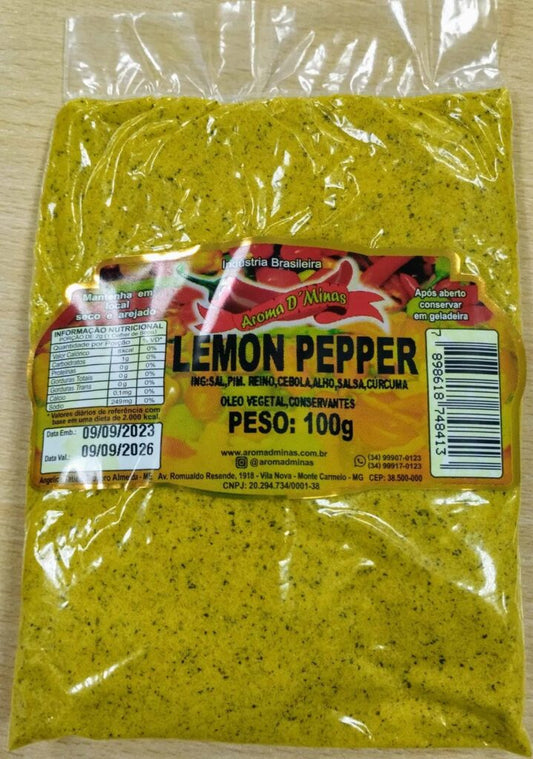 Tempero lemon pepper Aroma de Minas - Hola Brasil