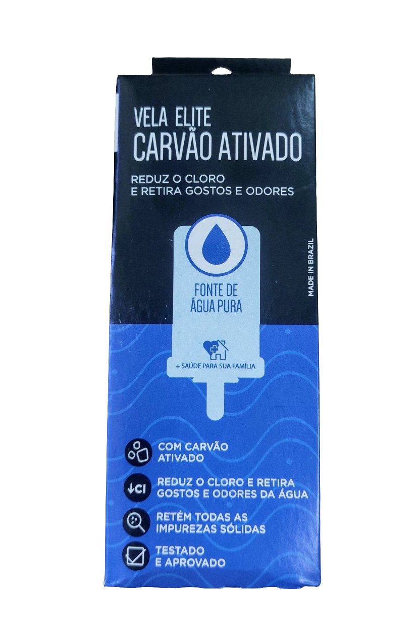 Vela para Filtros de Barro universal con carvao ativado - Hola Brasil